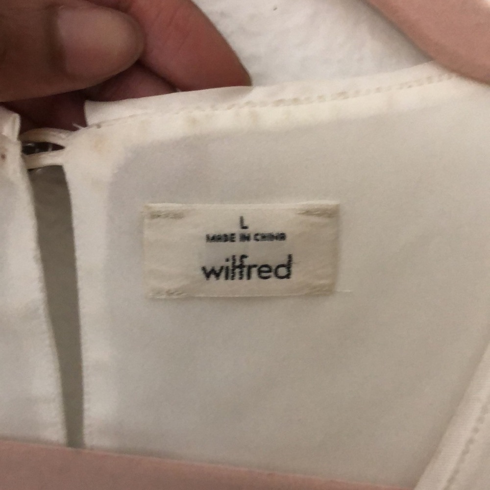 Wilfred white cropped tie up shirt - Picture 5 of 7